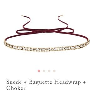 Jen Atkin x Chloe & Isabel Suede Headwrap/Choker